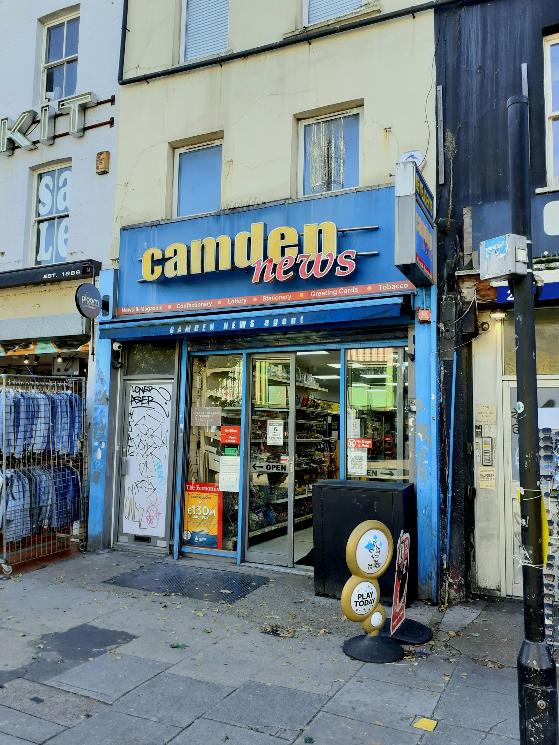 Camden luggage shop